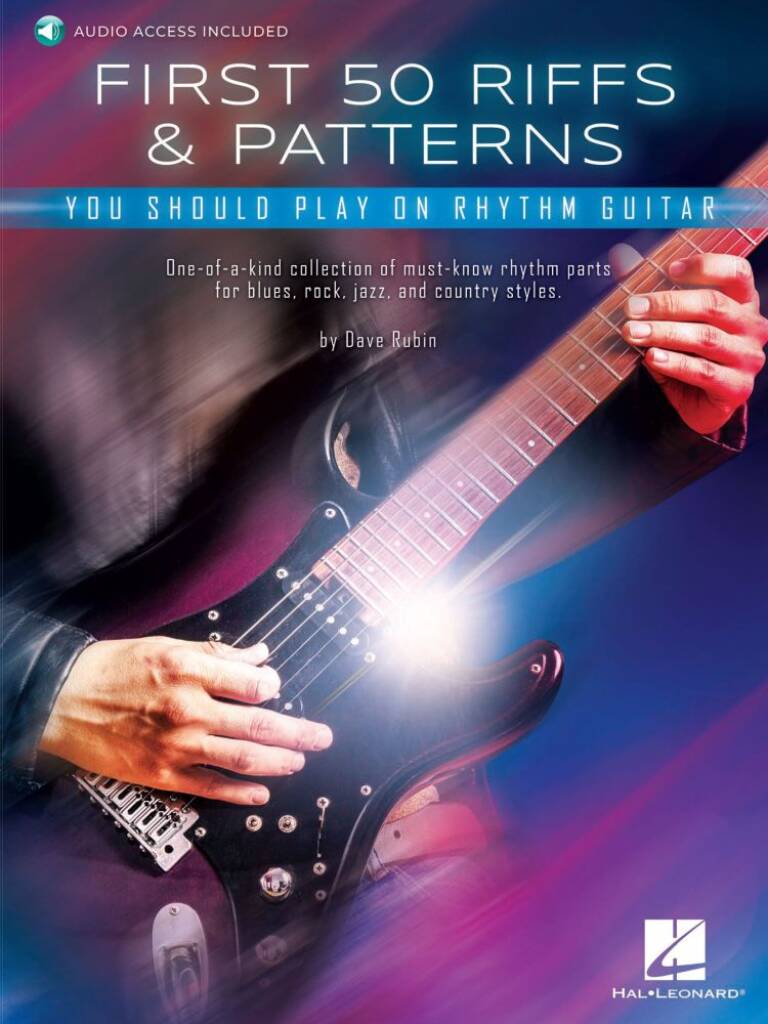 Vorderes Coverbild First 50 Riffs & Patterns You Should Play on Rhythm Guitar