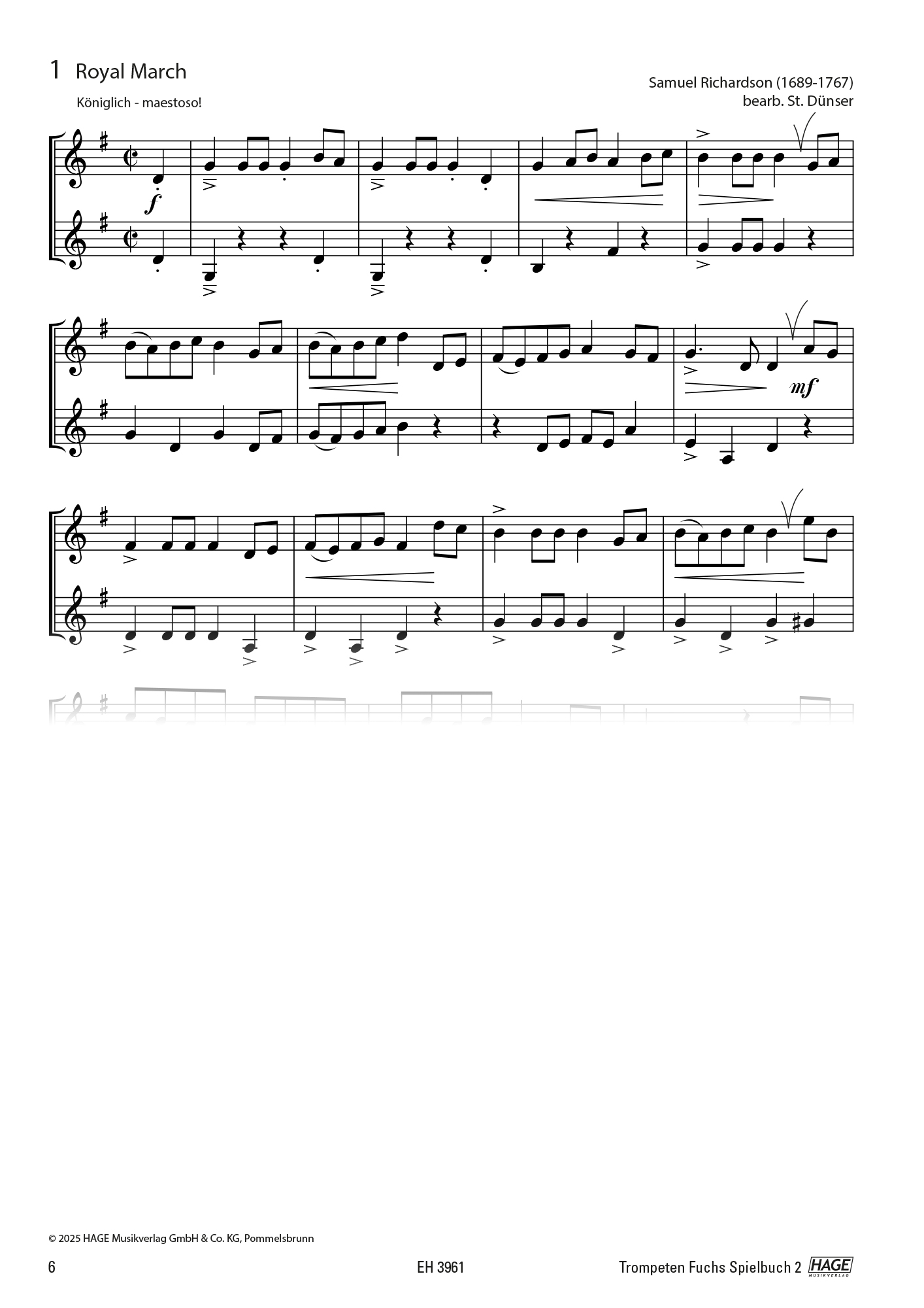 Anderes Coverbild Trompeten Fuchs Spielbuch 2