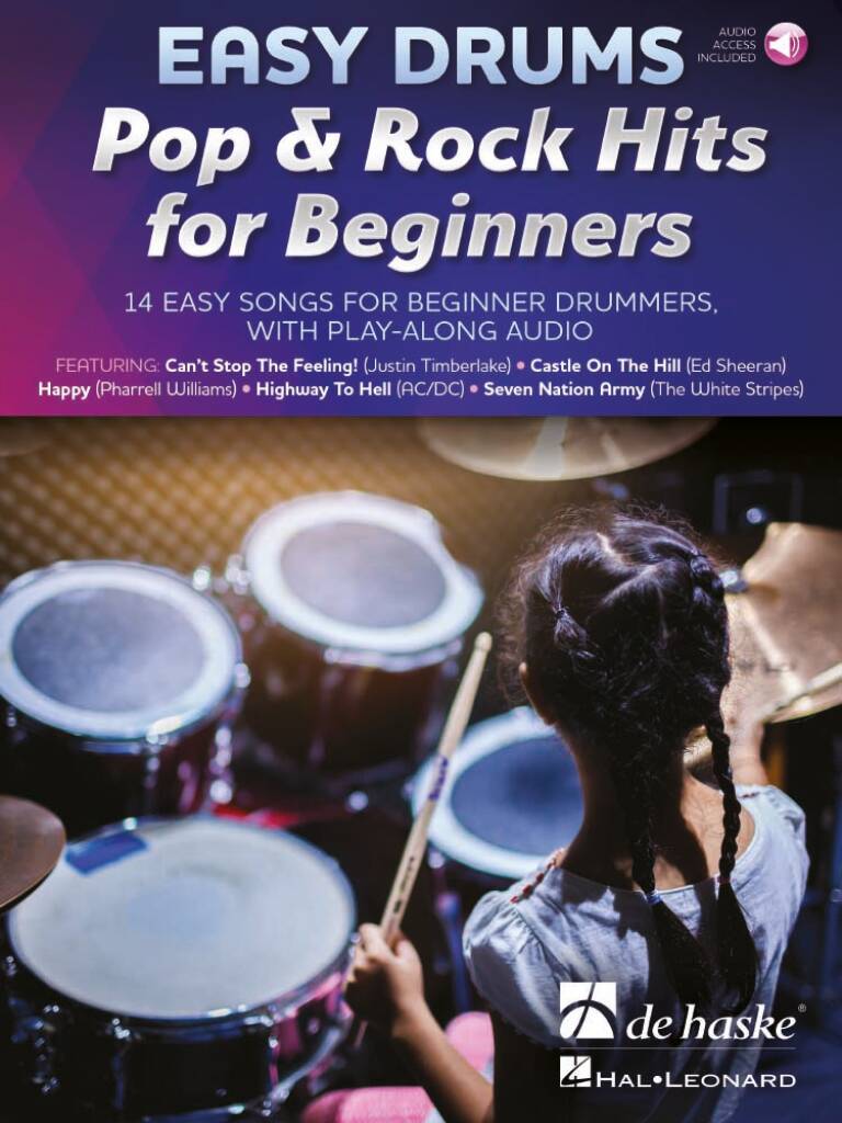 Vorderes Coverbild Easy Drums - Pop & Rock Hits for Beginners