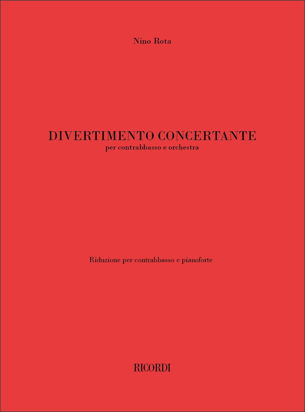 Anderes Coverbild Divertimento Concertante