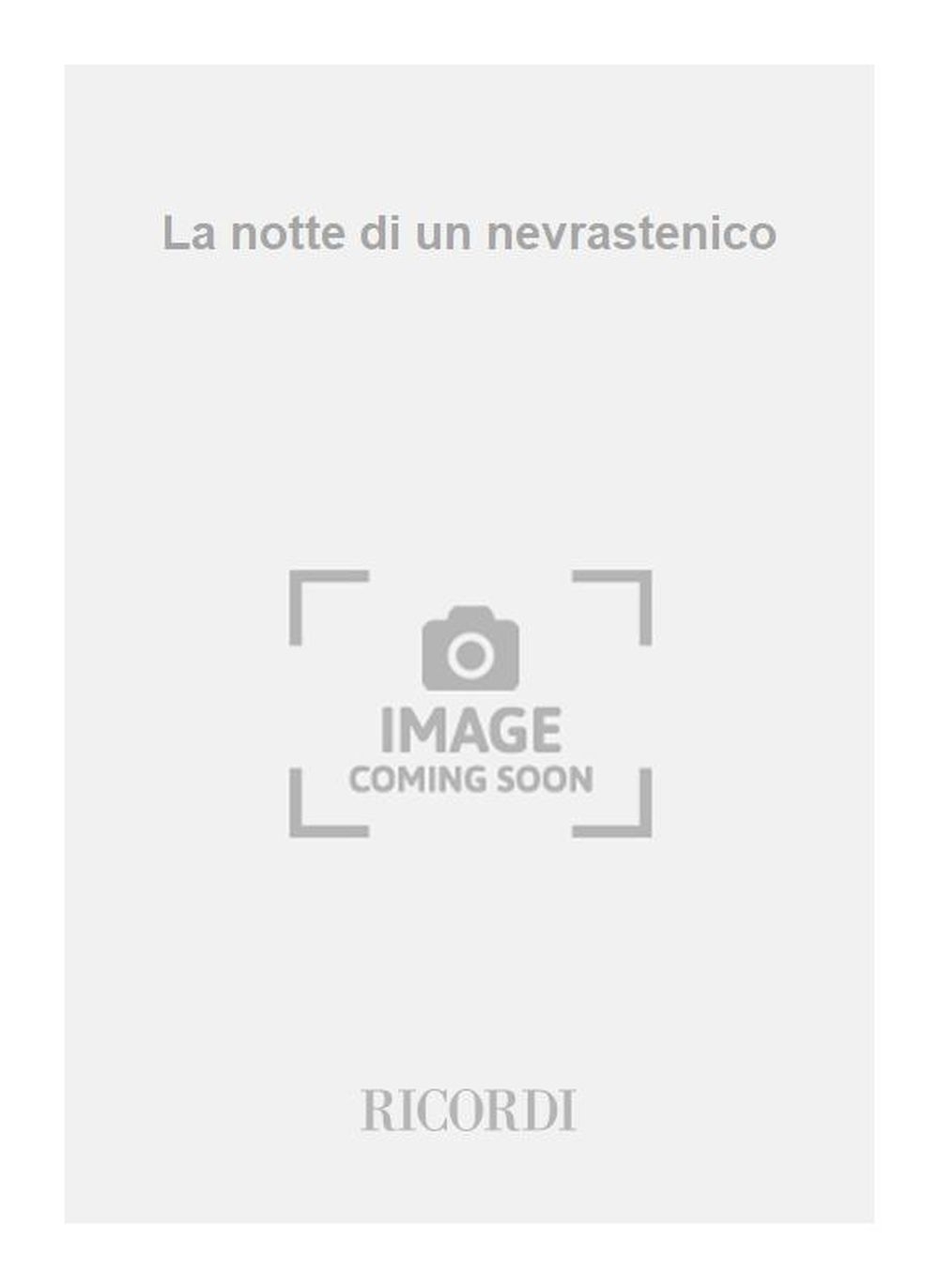 Vorderes Coverbild La notte di un nevrastenico