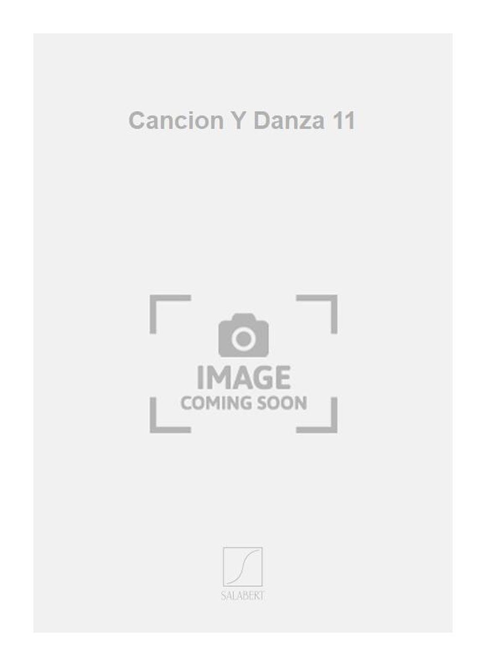 Vorderes Coverbild Cancion y danca no. 11