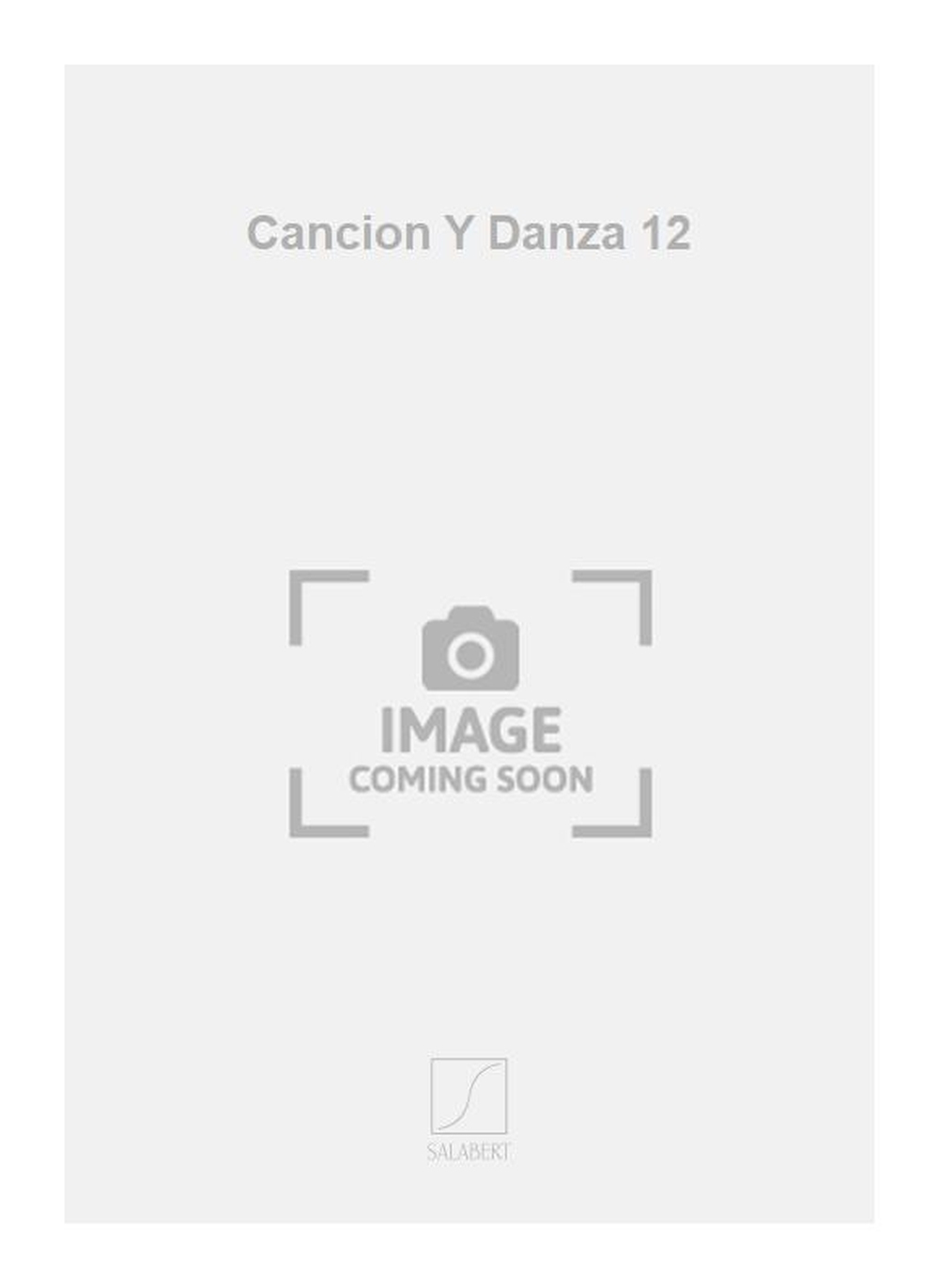 Vorderes Coverbild Cancion y danza no. 12