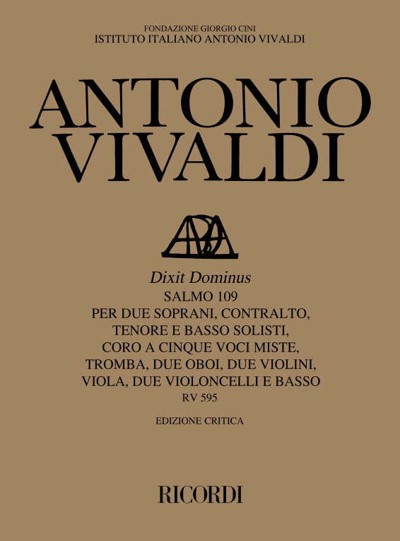 Vorderes Coverbild Dixit Dominus D-Dur Salmo 109 RV 595