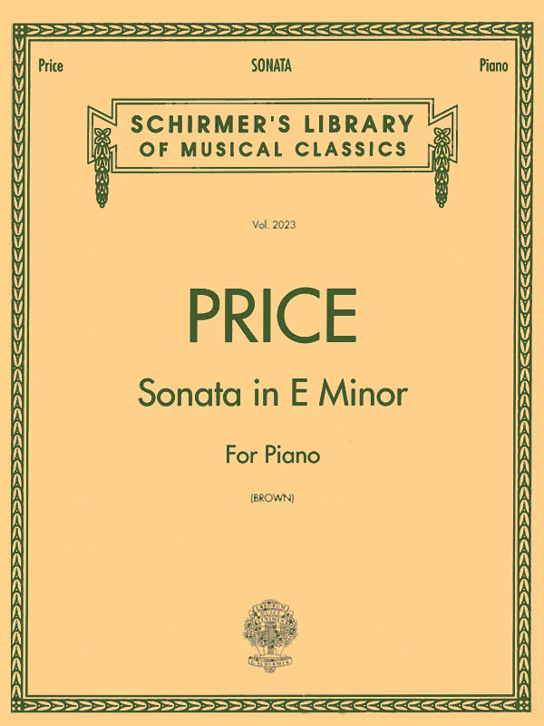 Vorderes Coverbild Sonata in E minor