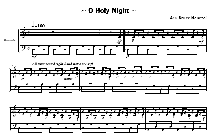 Anderes Coverbild Christmas Marimba