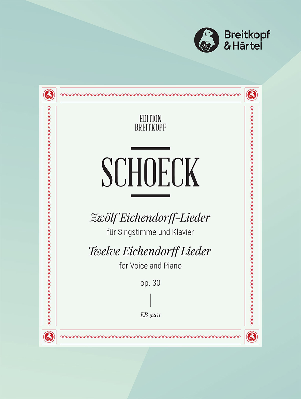 Anderes Coverbild 12 Eichendorff-Lieder op. 30