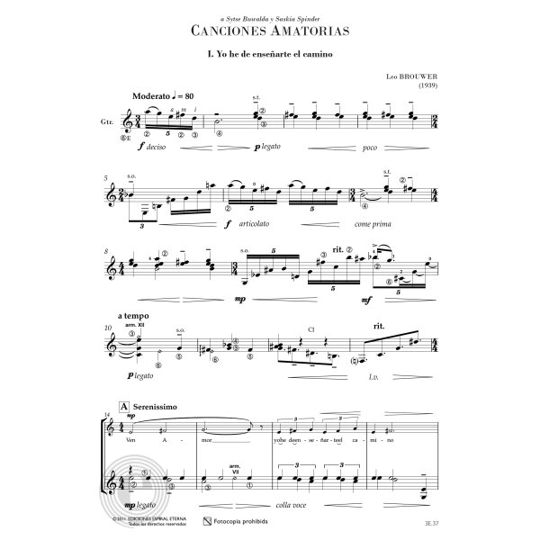 Anderes Coverbild Canciones Amatorias