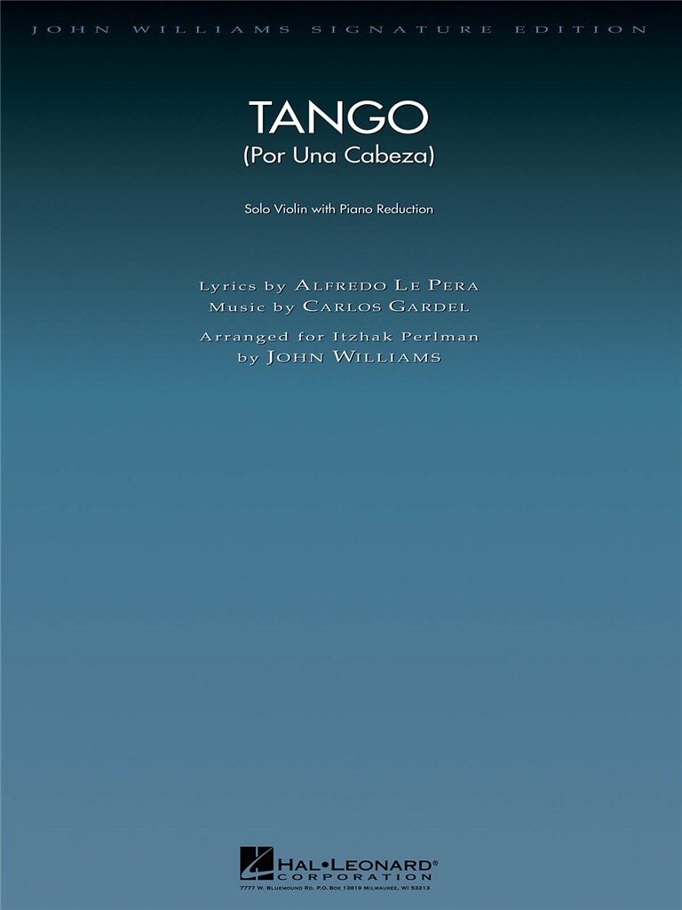 Vorderes Coverbild Tango (Por Una Cabeza)