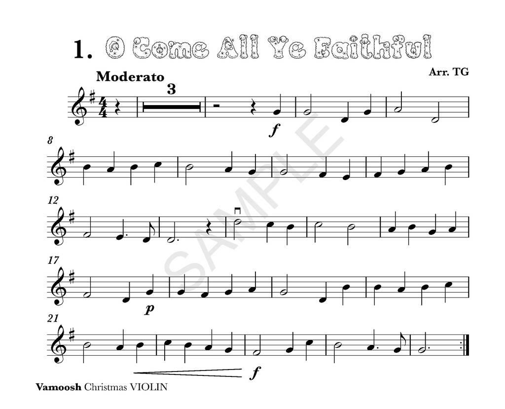 Anderes Coverbild Vamoosh Christmas Violin