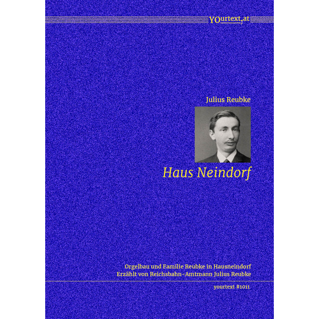 Vorderes Coverbild Julius Reubke - Haus Neindorf