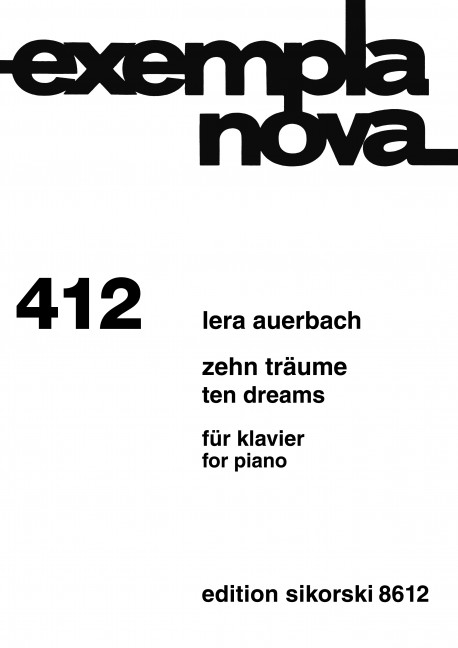 Vorderes Coverbild 10 Träume für Klavier op. 45