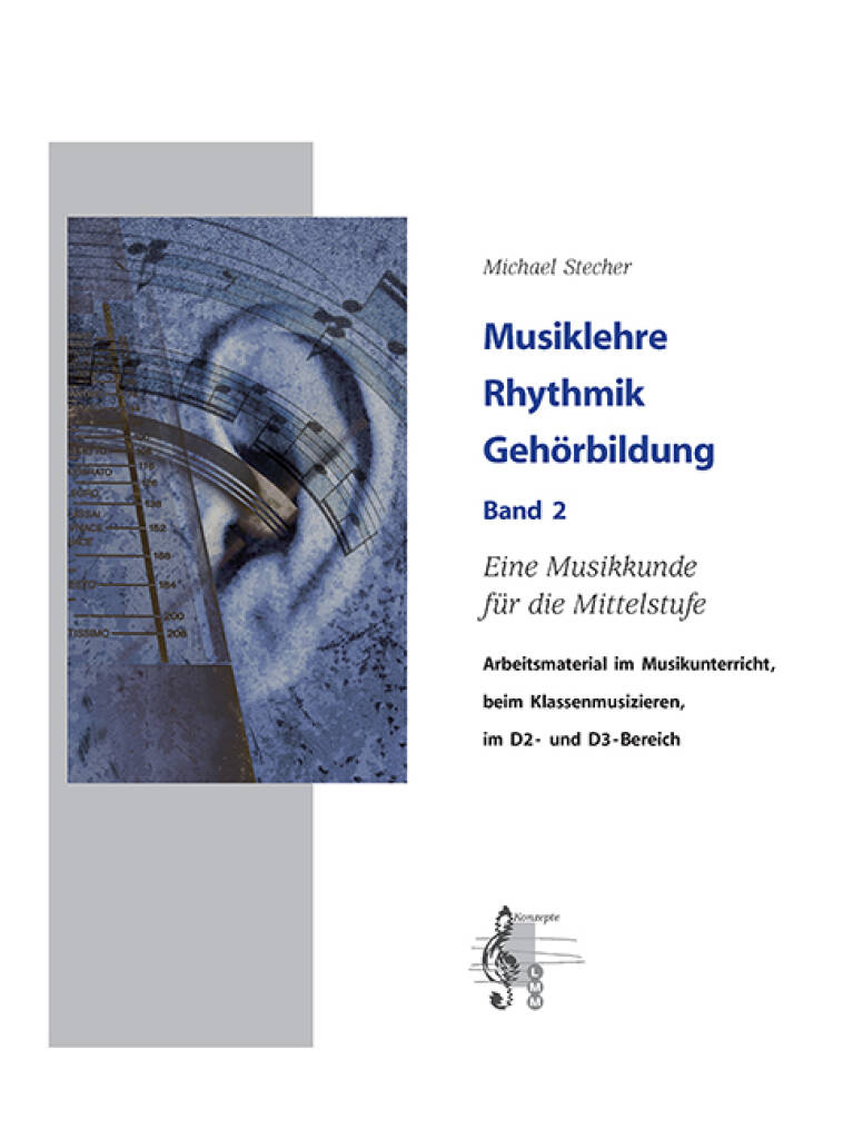 Vorderes Coverbild Musiklehre, Rhythmik, Gehörbildung Band 2