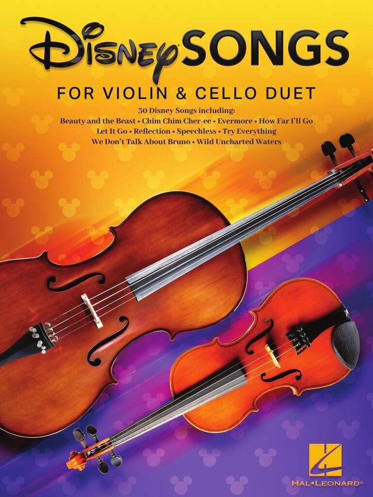 Vorderes Coverbild Disney Songs for Violin and Cello Duet
