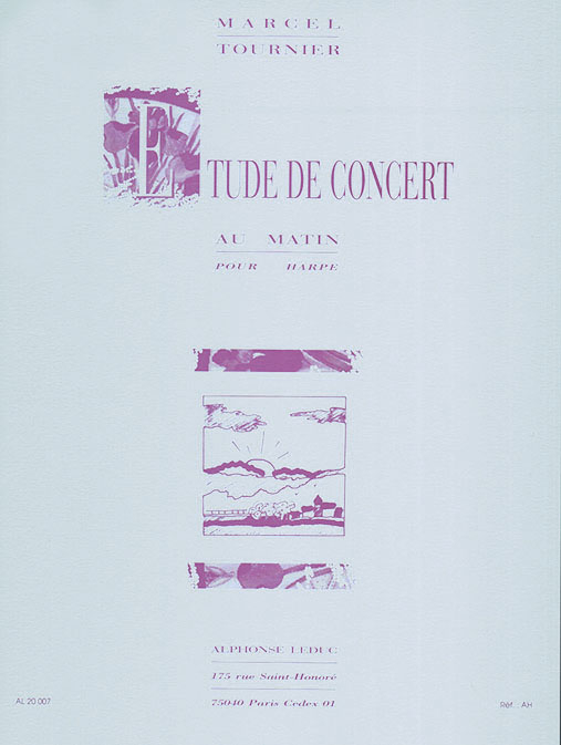 Vorderes Coverbild Au Matin, étude de concert pour harpe