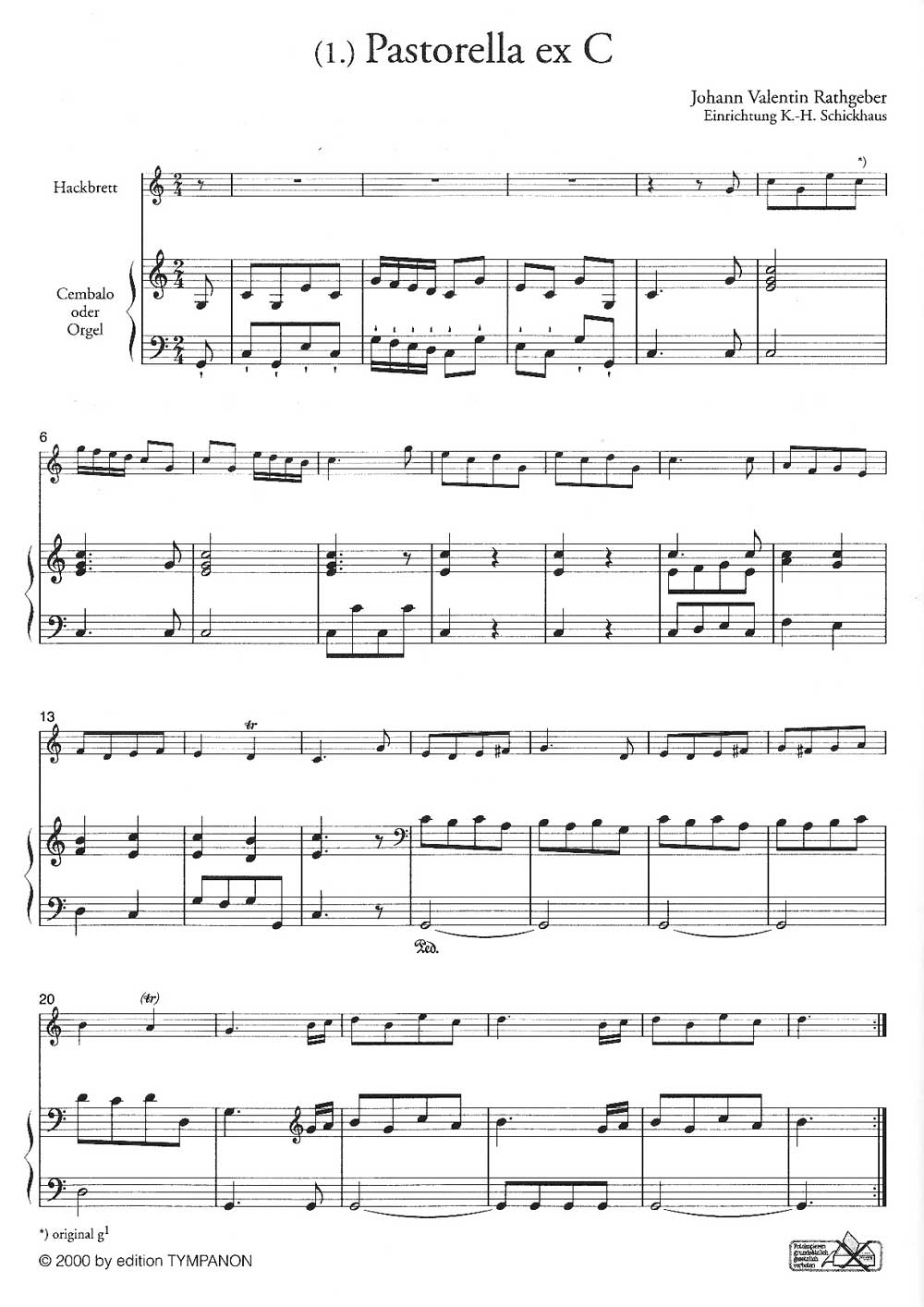 Anderes Coverbild Pastorellen für die Weihnachtszeit