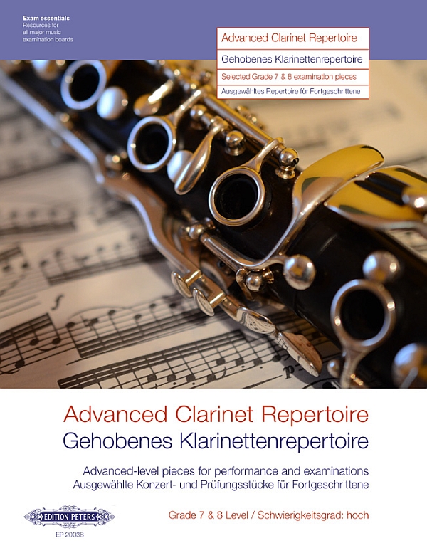 Vorderes Coverbild Gehobenes Klarinettenrepertoire für Klarinette und Klavier