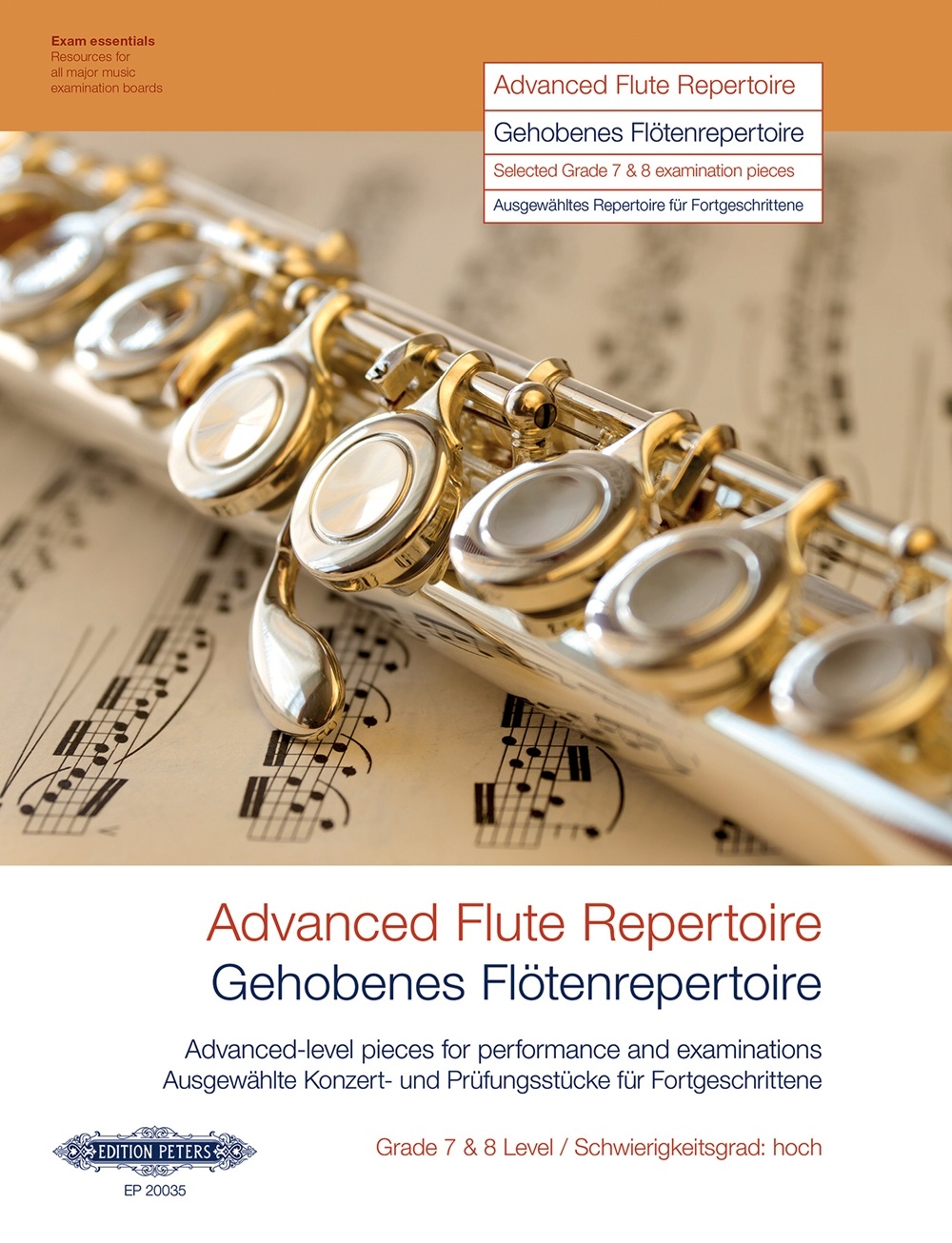 Vorderes Coverbild Advanced Flute Repertoire für Flöte und Klavier