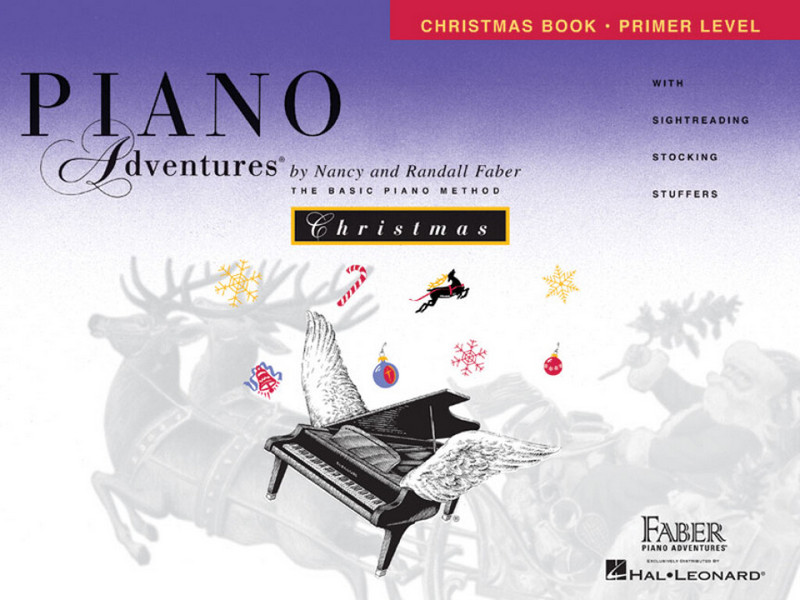 Vorderes Coverbild Piano Adventures Primer Level – Christmas Book
