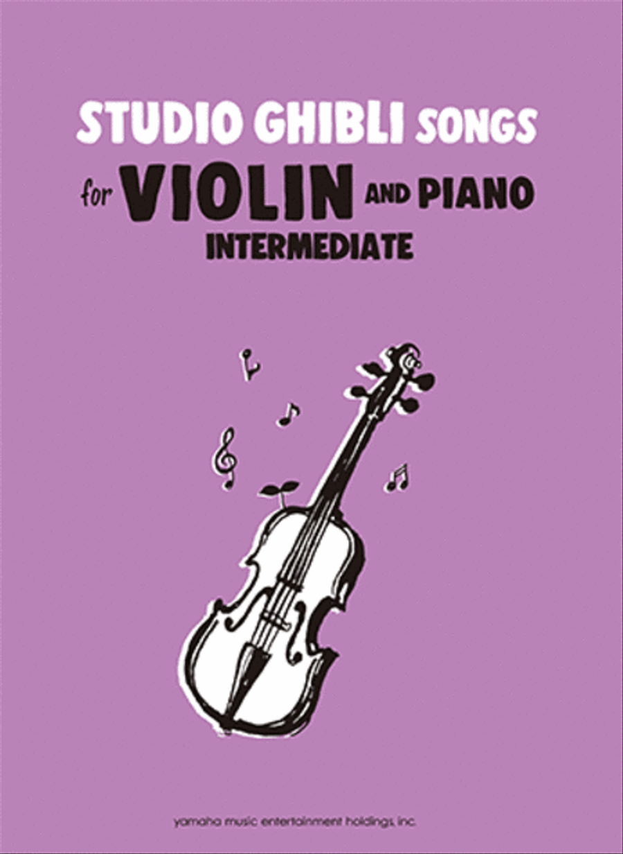 Vorderes Coverbild Studio Ghibli Songs for Intermediate Violin and Piano