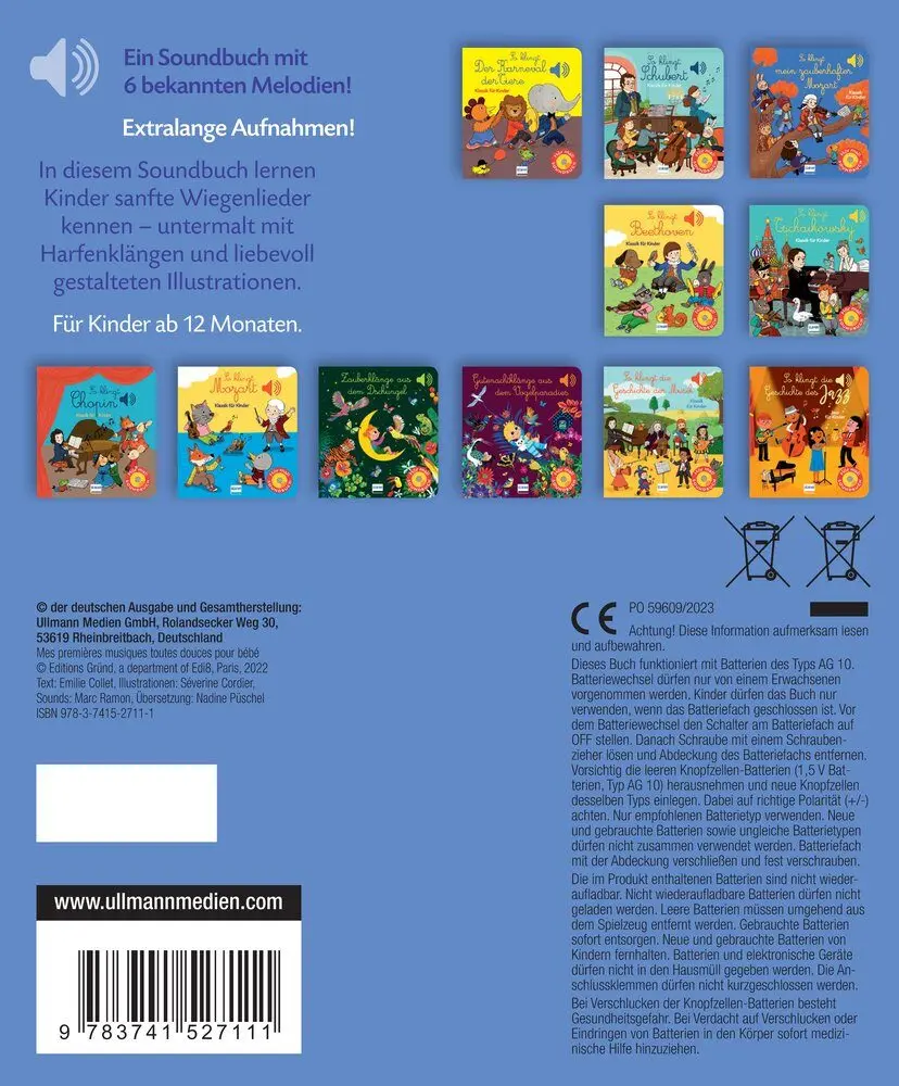 Anderes Coverbild So klingen Wiegenlieder für die Kleinsten