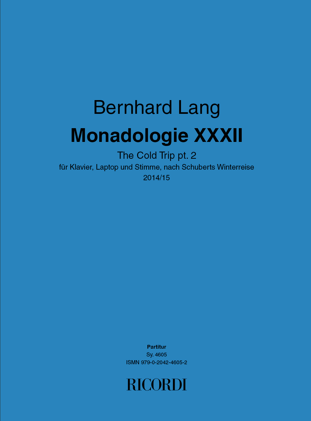 Anderes Coverbild Monadologie XXXII 'The Cold Trip' pt. II