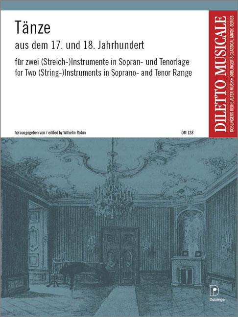 Vorderes Coverbild Tänze aus dem 17. Und 18. Jh.