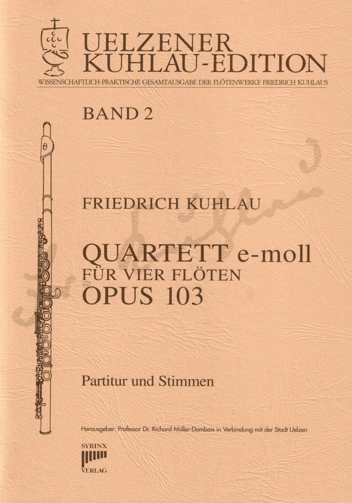 Vorderes Coverbild Quartett e-moll op. 103