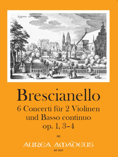 Vorderes Coverbild 6 Concerti a tre op. 1/3+4