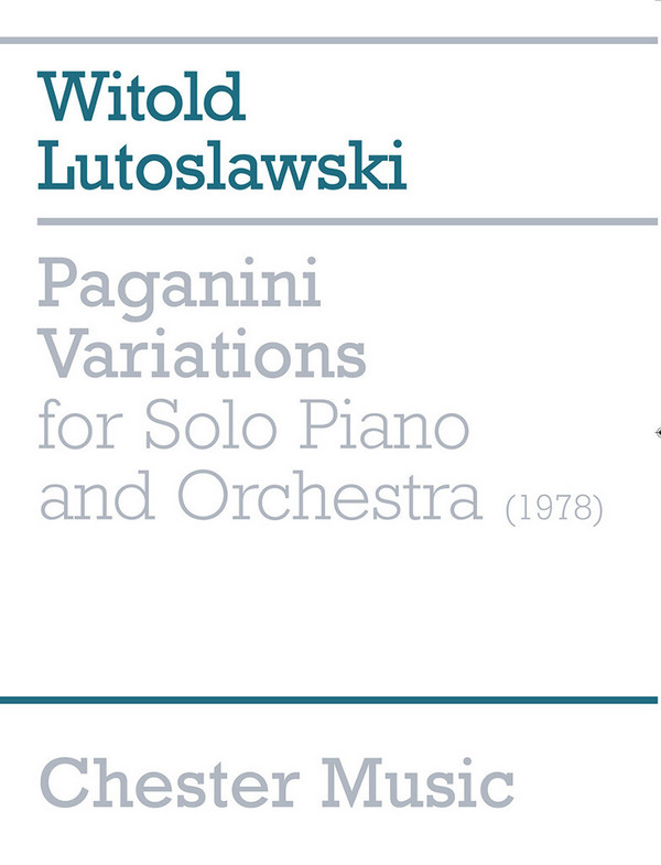 Vorderes Coverbild Paganini Variations