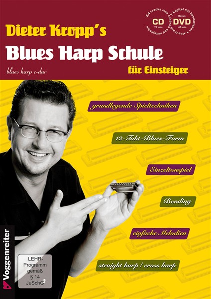 Vorderes Coverbild Dieter Kropp's Blues Harp Schule