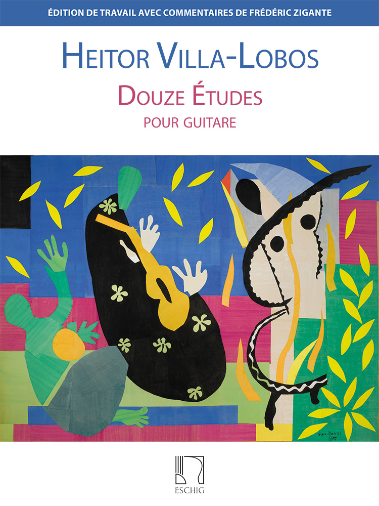 Vorderes Coverbild Douze Études pour guitare
