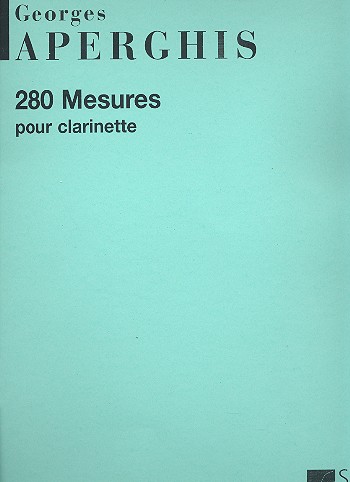 Vorderes Coverbild 280 mesures pour clarinette