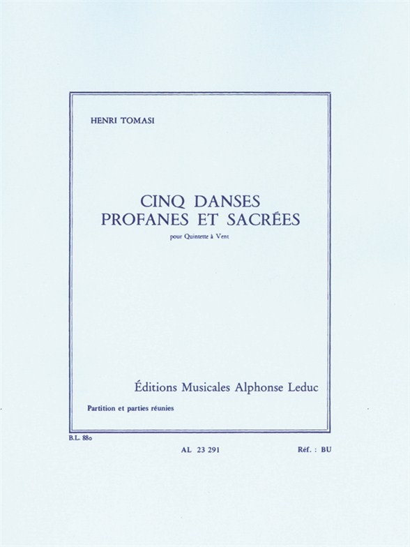 Vorderes Coverbild 5 danses profanes et sacrées