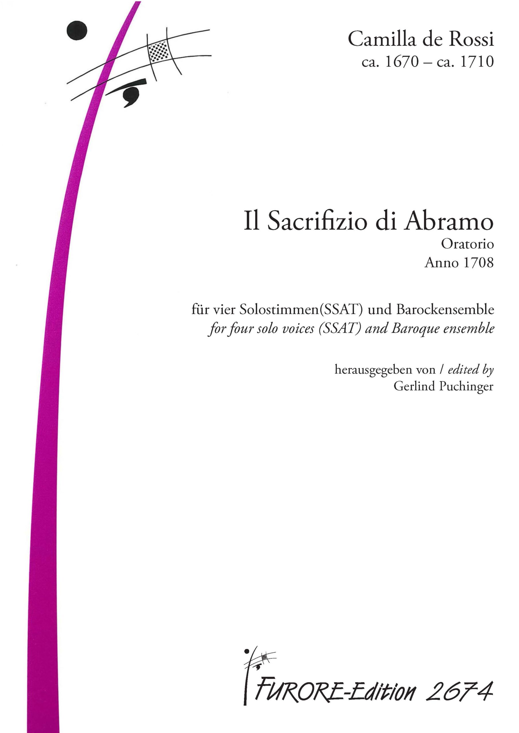 Vorderes Coverbild Il Sacrifizio di Abramo