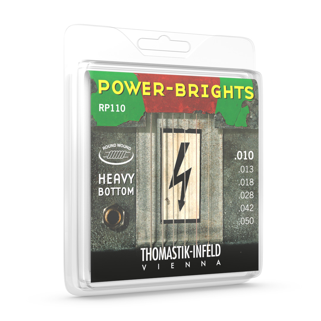 Vorderes Coverbild Power Brights Heavy Bottom - E-Gitarre