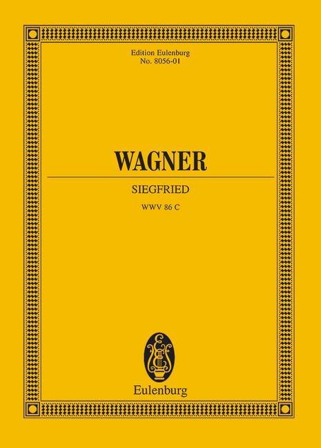 Vorderes Coverbild Siegfried WWV 86 C