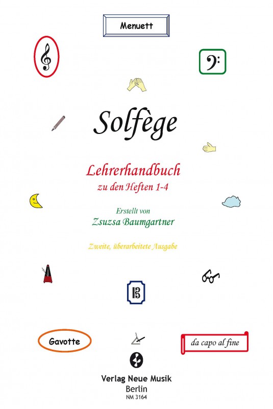Vorderes Coverbild Solfège - Lehrerhandbuch