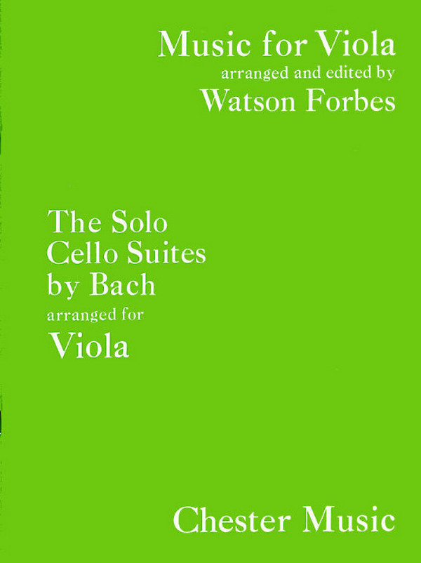 Vorderes Coverbild 6 Suites for Viola (originally for Cello)