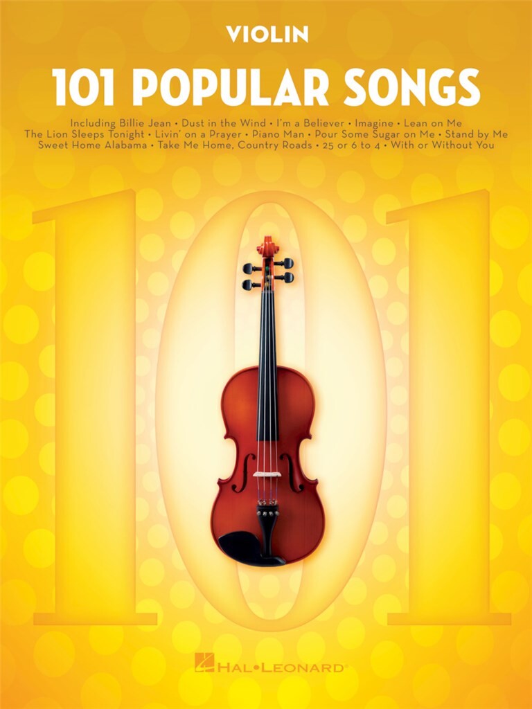 Vorderes Coverbild 101 popular Songs for Violin