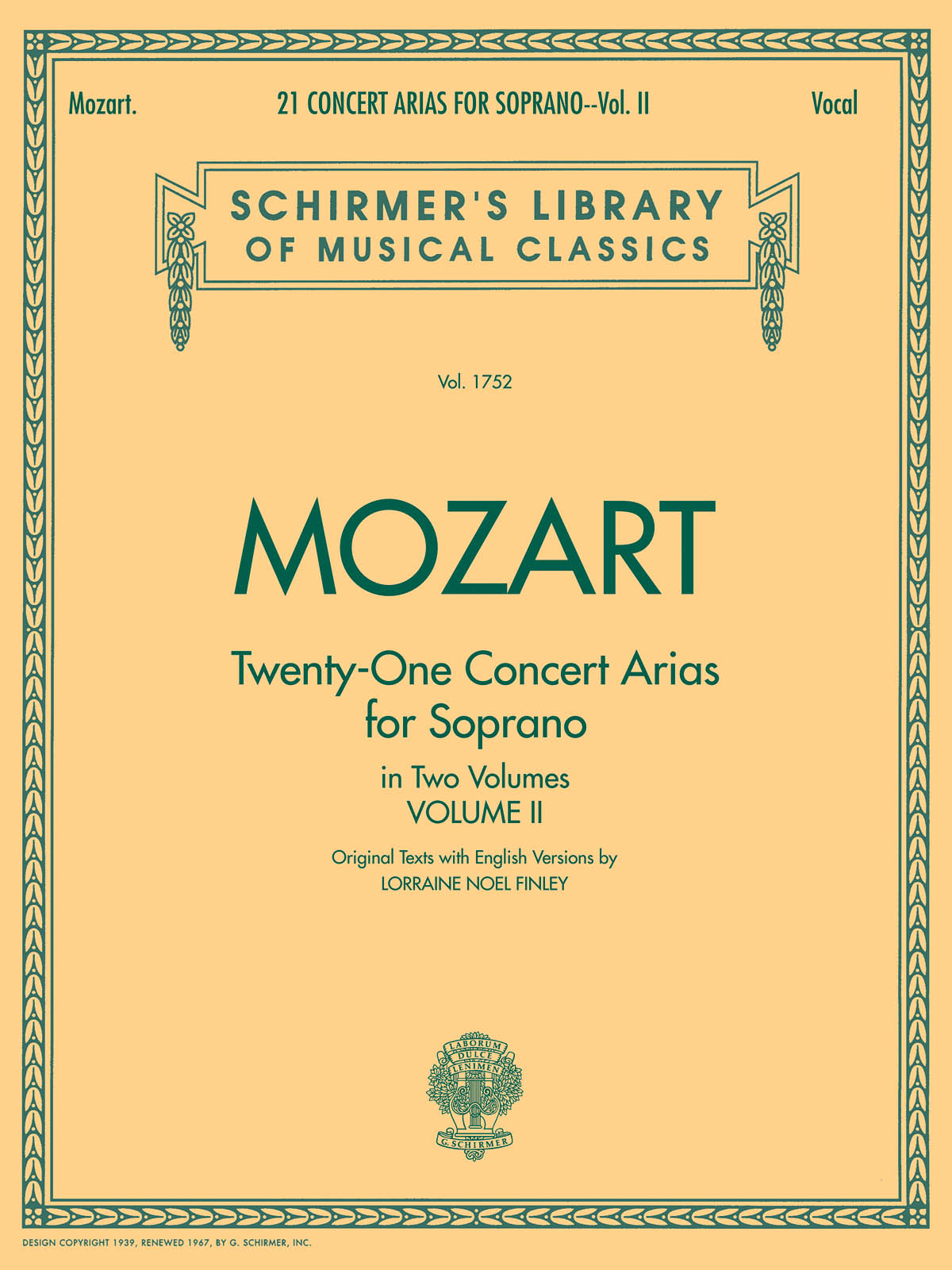 Vorderes Coverbild 21 Concert Arias for Soprano – Volume II