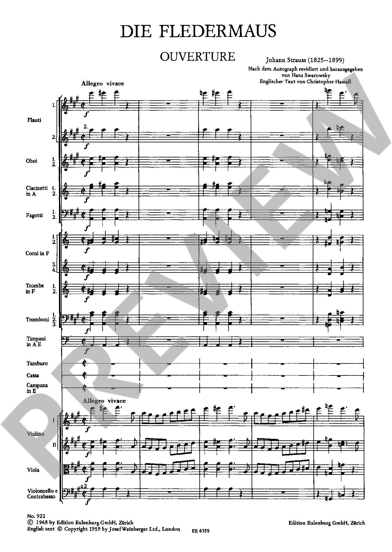 Anderes Coverbild Die Fledermaus op. 362