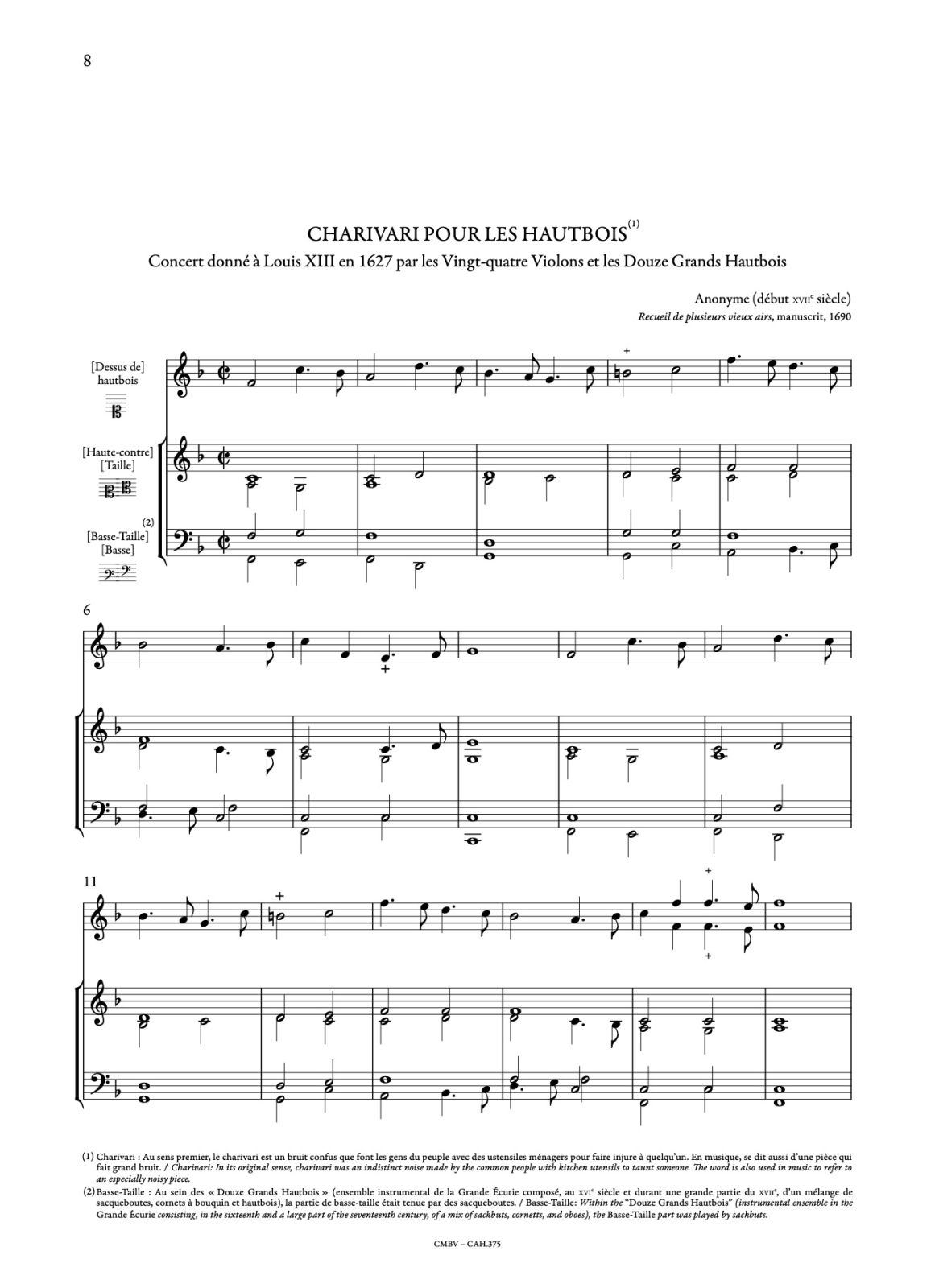 Anderes Coverbild Hautbois, Volume 1