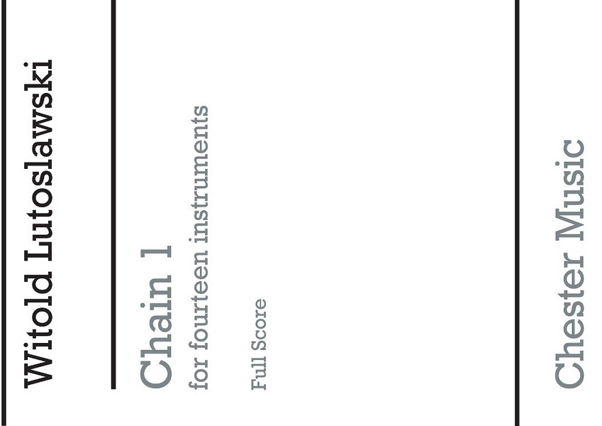 Vorderes Coverbild Chain 1