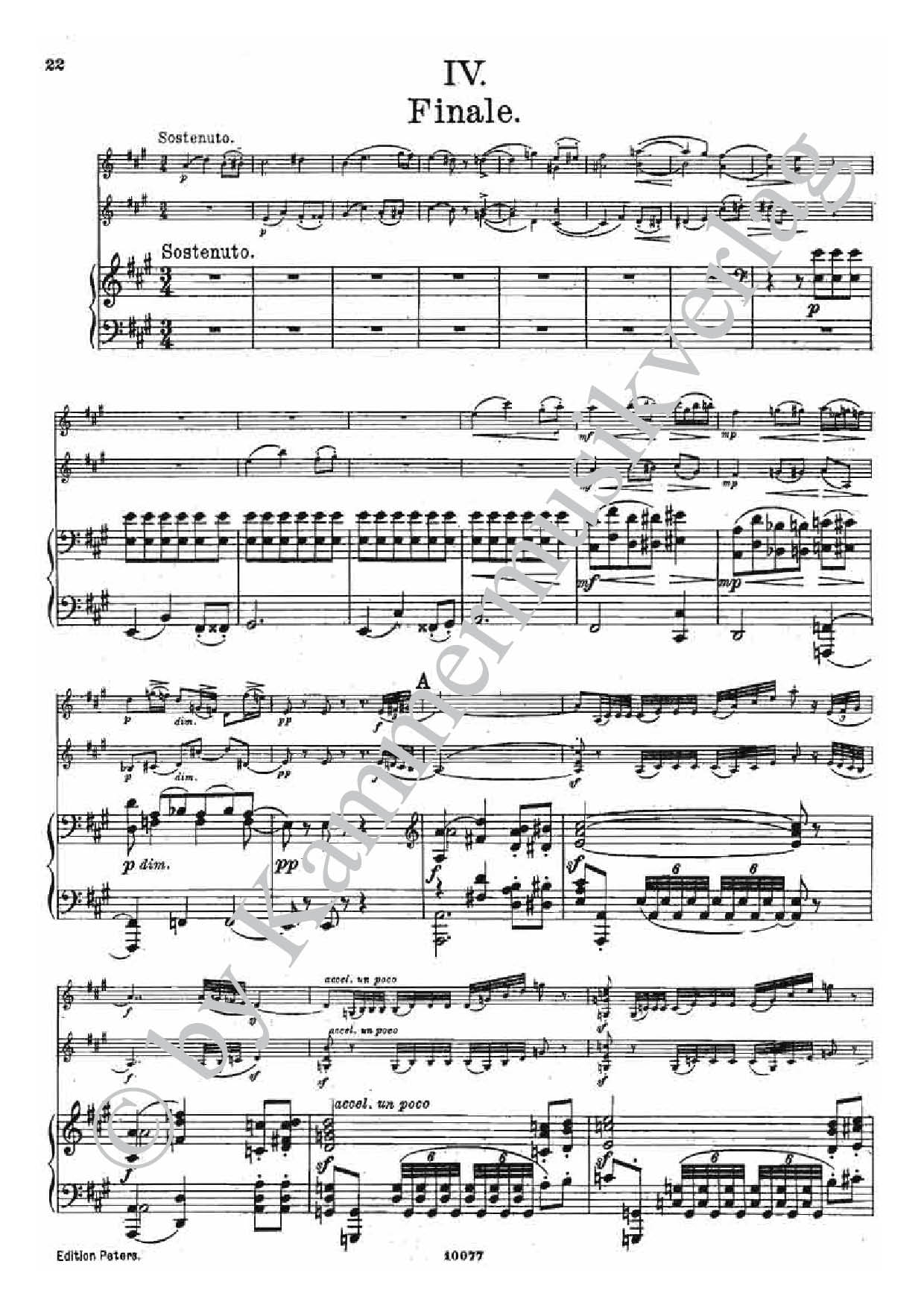 Anderes Coverbild Klaviertrio a-Moll op. 76 (1918)