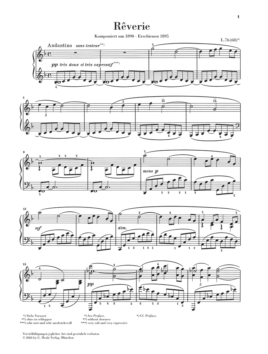 Anderes Coverbild Rêverie