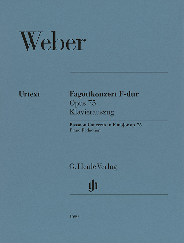 Vorderes Coverbild Fagottkonzert F-dur Opus 75