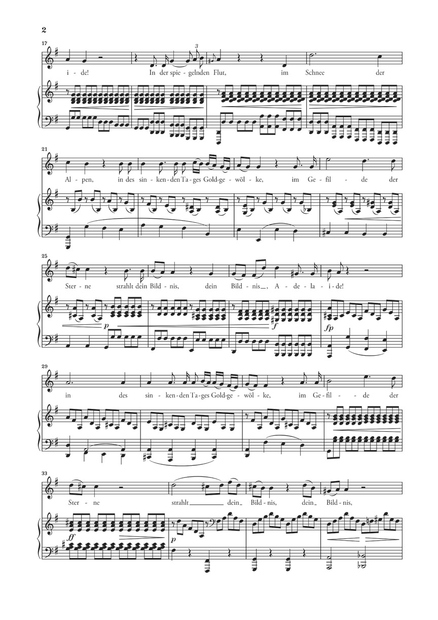 Anderes Coverbild Adelaide für Singstimme und Klavier Opus 46