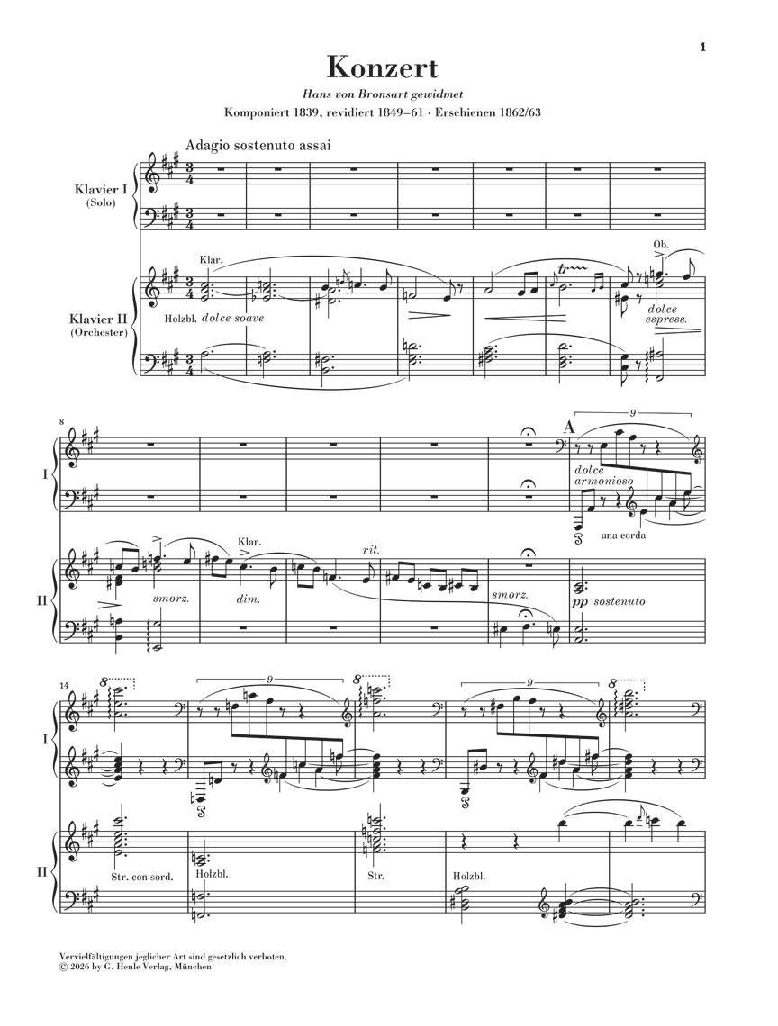 Anderes Coverbild Klavierkonzert Nr. 2 A-dur