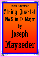 Vorderes Coverbild Streichquartett Nr. 5 D-Dur op. 9